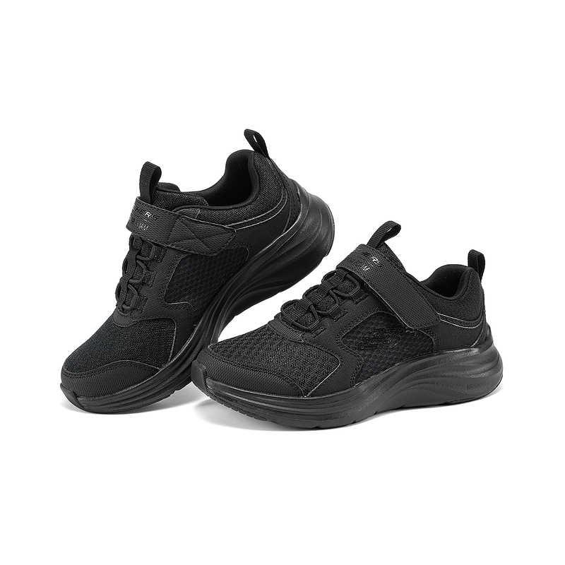 Skechers Kids Comfortable Trendy Low-Top Casual Shoes Kids Sneakers Black 404003L-BBK
