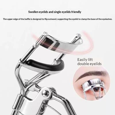 Wimpernzange für Frauen Langanhaltendes Wimpernbiegen Wimpernhilfe Wimpernbürste Augen-Make-up-Werkzeug