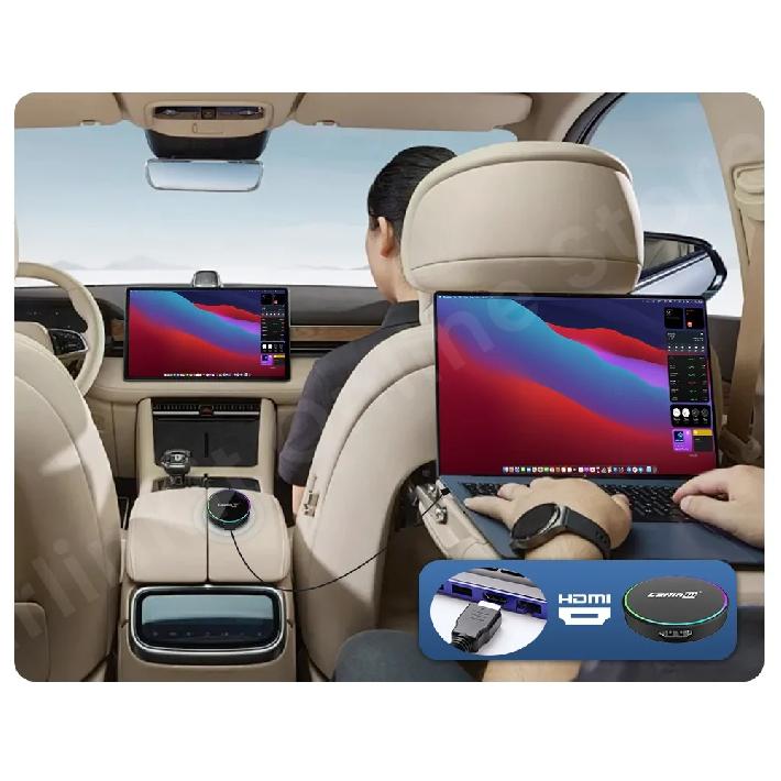 CarlinKit 4.0 Pro CarPlay to CarPlay Android auto Wireless Adapter HDMI Input Support Tv Stick Tv Box PS4 PS5 Xbox Mini PC
