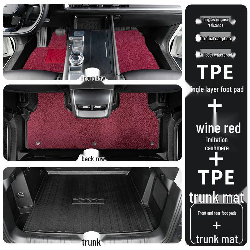 Full Coverage TPE Floor Mats for 2024 Beijing BJ30 - Car Modification & Decorative Accessories
