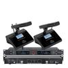 U-Band Infrared Wireless Conference Microphone Headset with Lapel Clip
