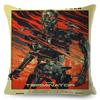 The Terminator T Cushion Cover Decor Classic Movie Robot Warrior Pillowcase Polyester Pillow Case for Sofa Home Car Xcm