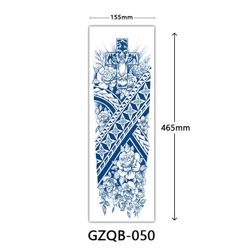 Herbal Tattoo Stickers, Semi-Permanent Tattoo Stickers, Herbal Juice Full Arm Tattoo Stickers