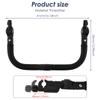 Stroller Bumper Bar Angle Adjustable Armrest Stroller Handle Multifunctional Stroller Bumper Handle Removable Stroller Crossbar