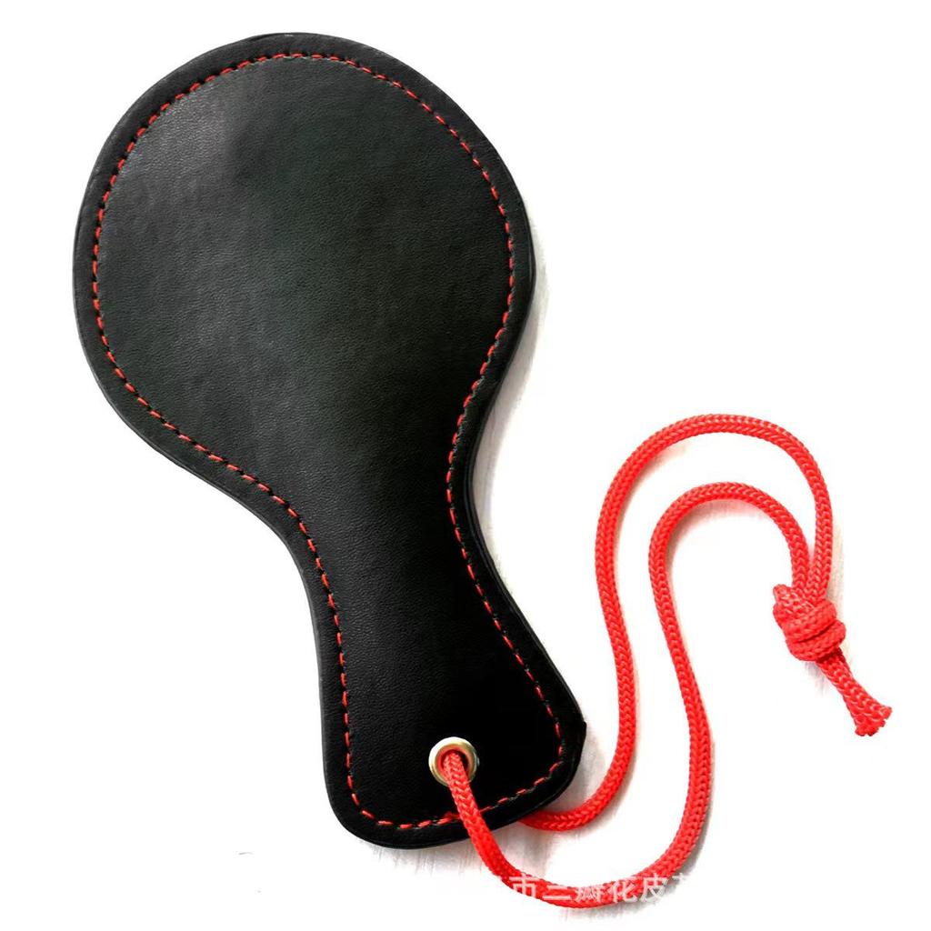 PU Leather Spiked Paddle - Couples' Flirtation and Spanking Toy.