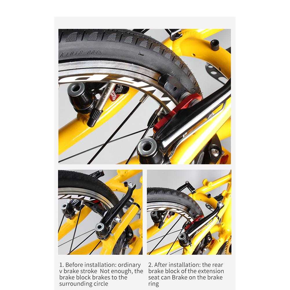 V Brake Lengthen Conversion Seat 406 To 451 V Brake Extension Seat For Mountain Bike Foldable Bicycle