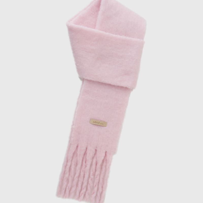 ADAUL Soft basic mini long muffler - pink