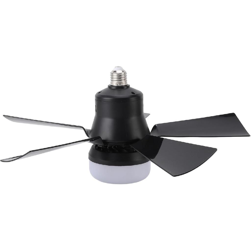 Dpofirs Light Ceiling Fan with Light and Remote, 3000‑6500K Dimmable LED Ceiling Fan with Timer, E26 Light Bulb Screw in Ceiling Fan for Bedroom,