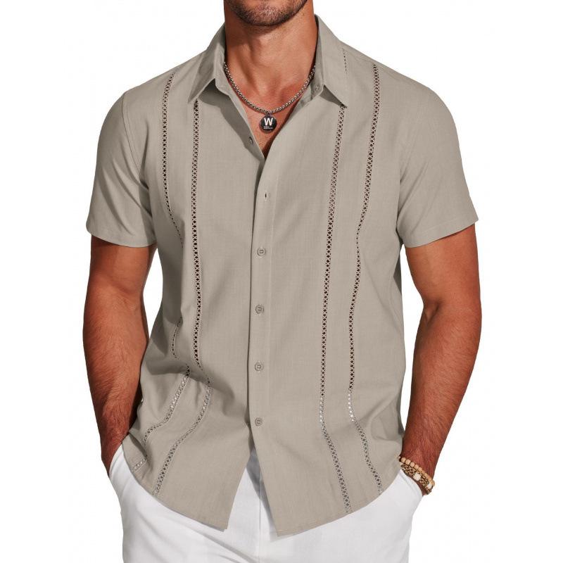 Men's 3D Printed Hawaiian Short Sleeve Vacation Shirt