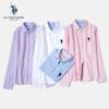 U.S. Polo Assn. Women's Pure Cotton Long-Sleeve Embroidered Shirt