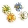 EternaNest Bee Flower Gold , Summer Sweet Holiday  4-Piece Set, Napkin Cloth,