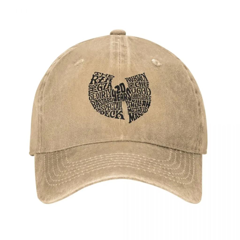Nowe Wyglądy Hip Hop Rap Baseball Męskie Damskie Postarzane Prane Nakrycia Głowy Wu Clan Tangs Outdoor Bieganie Golf Czapki Kapelusz
