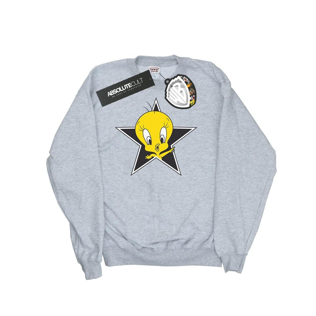Looney Tunes Girls Tweety Pie Star Sweatshirt