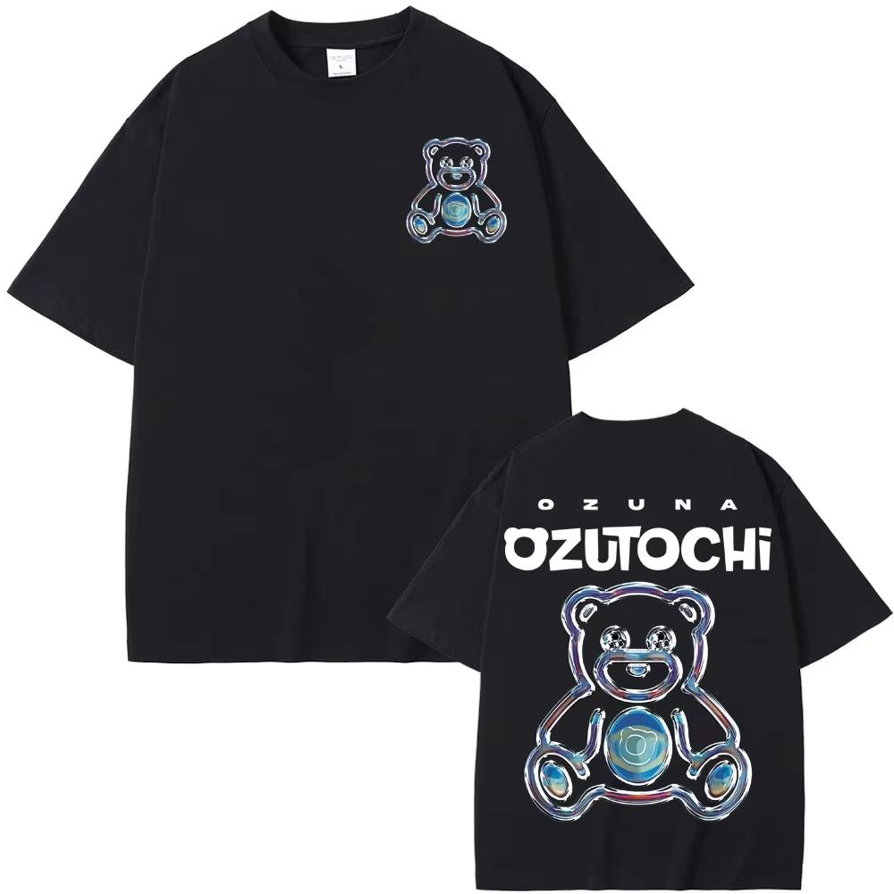 Rapper Ozuna Ozutochi Album Cover Essentielle T-Shirts Mode Vintage Herren Damen FrühlingSommer Kurzarm Oberteil Streetwear