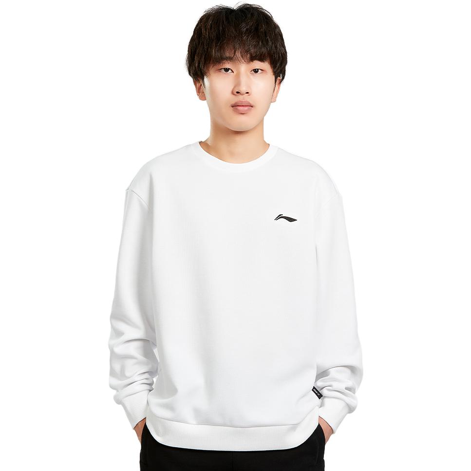 Li Ning Badminton Collection Sweatshirt Men's White AWDTD81-2