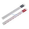 E15D Steel Easy to Operate Paint Ruler Suitable for Cars Paint Tool Black/R-ed