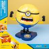 Minions Despicable Me 4 Toy, 4.7-inch Mega Jerry Action Figure with 360° Rotating Body and 3 Interchangeable Facial Expressions, Minion Model Kit, Gif
