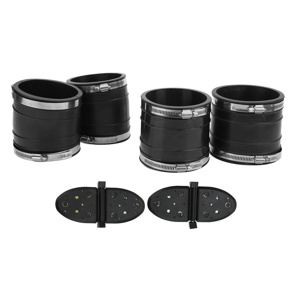 Sada hadic vlnovce výfuku typu Y Klapka vodní clony Spodní Horní 32‑14358T Náhrada pro motory Mercruiser V6 V8