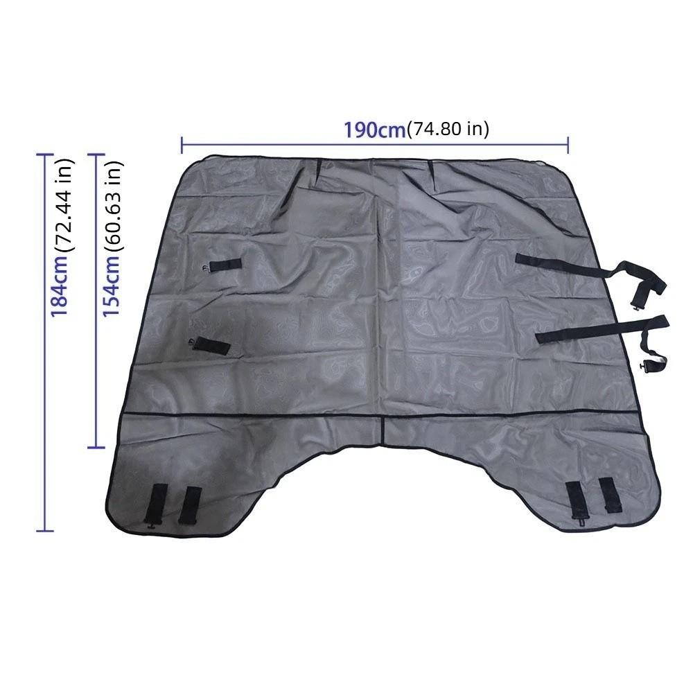 Breathable Horse Fly Sheet Wear-Resistant Equine Mesh Vest Horse Belly Protect Cover Horse Riding