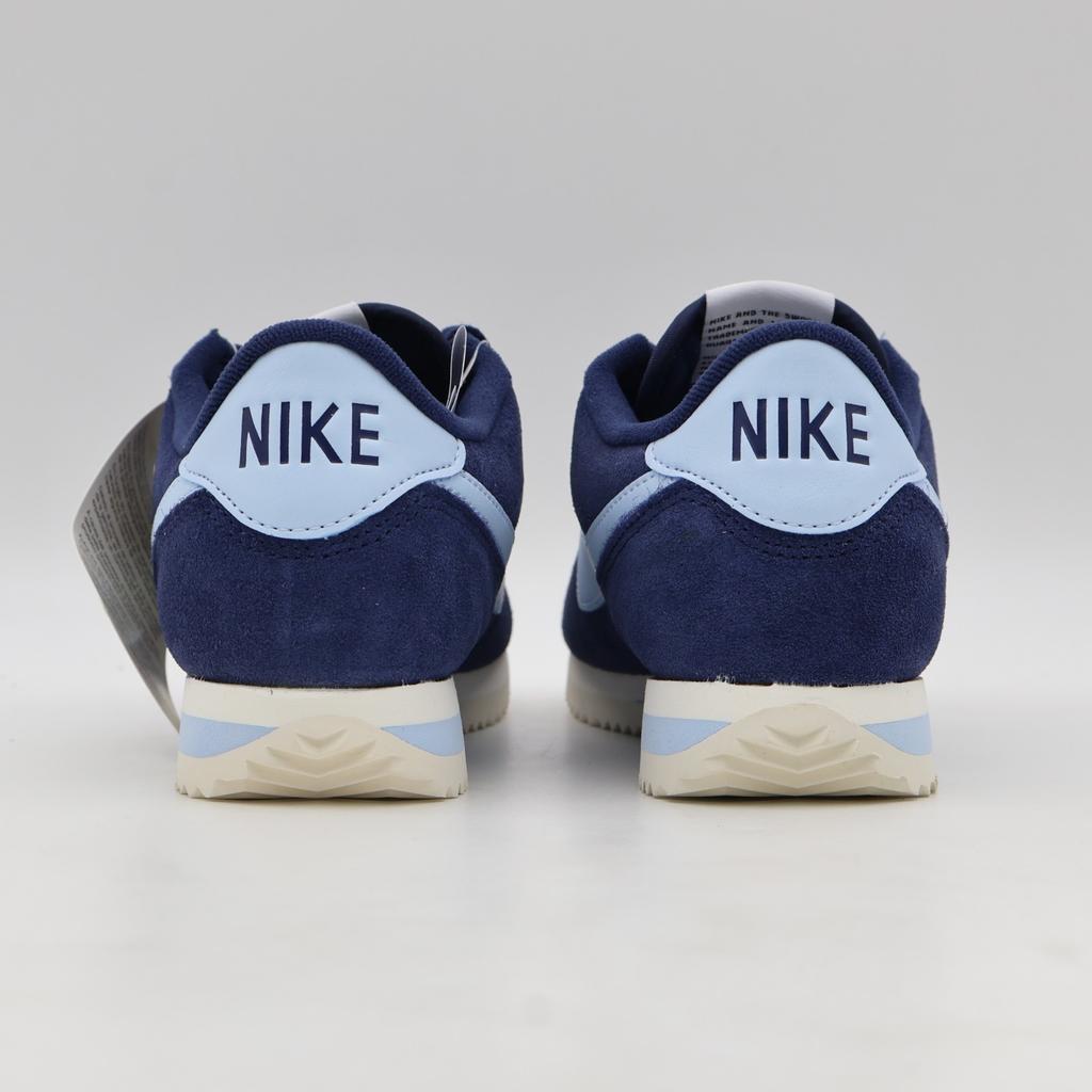 IB1857-400 Nike CORTEZ MIDNIGHT NAVY/CELESTINE BLUE-SAIL (Women's)