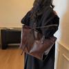 Commuter Tote Bag Large-capacity Bag Women's Autumn and Winter Retro Texture Simple Trend Shoulder Bag