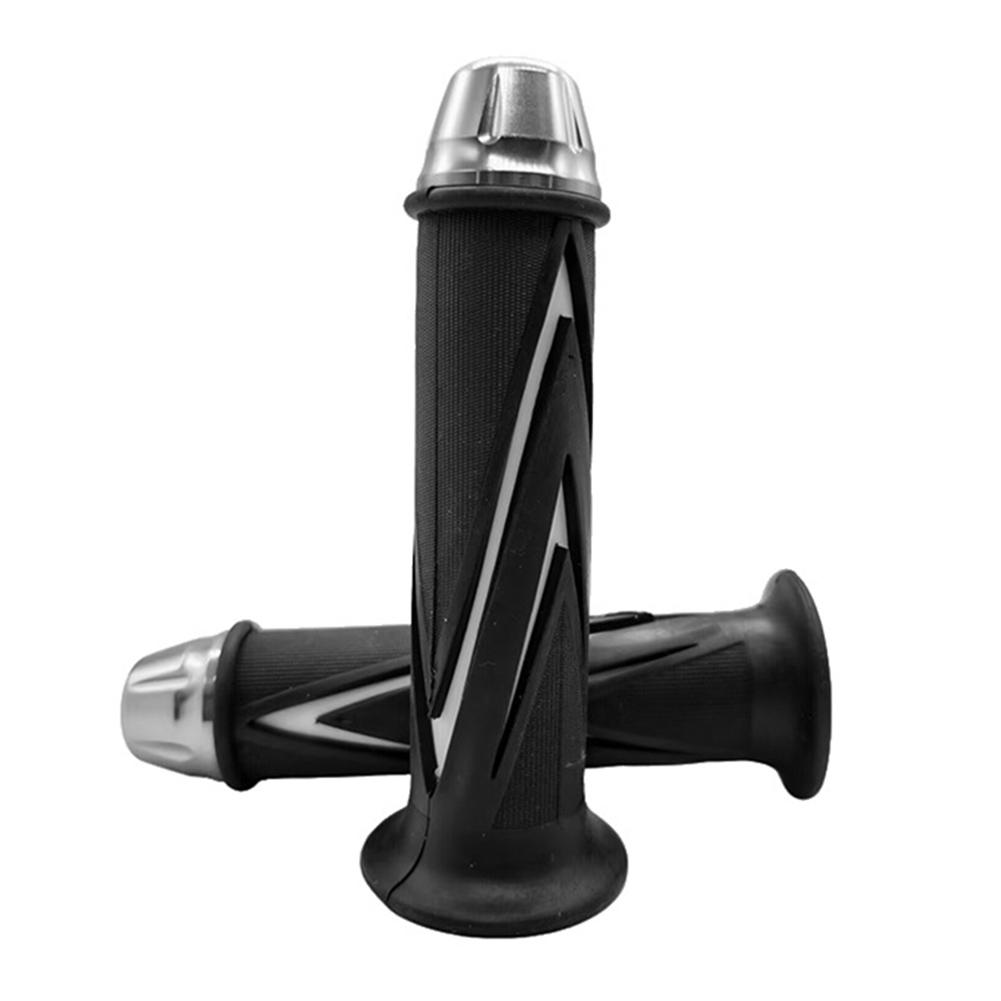 

ATV Handle Handlebar Grips High-temperature Resistant Lightweight Structure Wear-resistant Material For Beach Riding срібний
