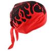 Baumwoll-Schädelkappe Kopfwickelmütze Motorrad-Biker-Hut Schmetterlingsdruck-Bandana