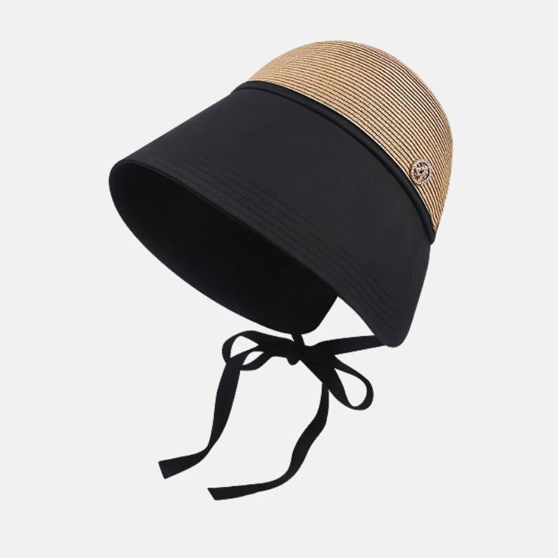 Uv Sun Protection Large Brim Hat With Adjustable Fit For Travel And Hiking
