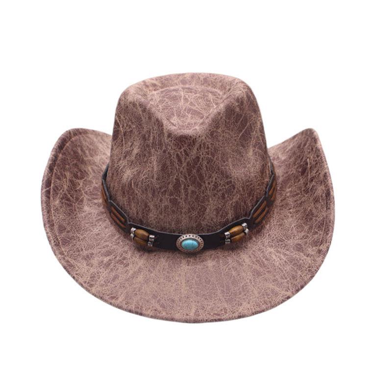 Western Cowboy Hat Men's and Women's European, American and British Retro Old Street Party Jazz Hat