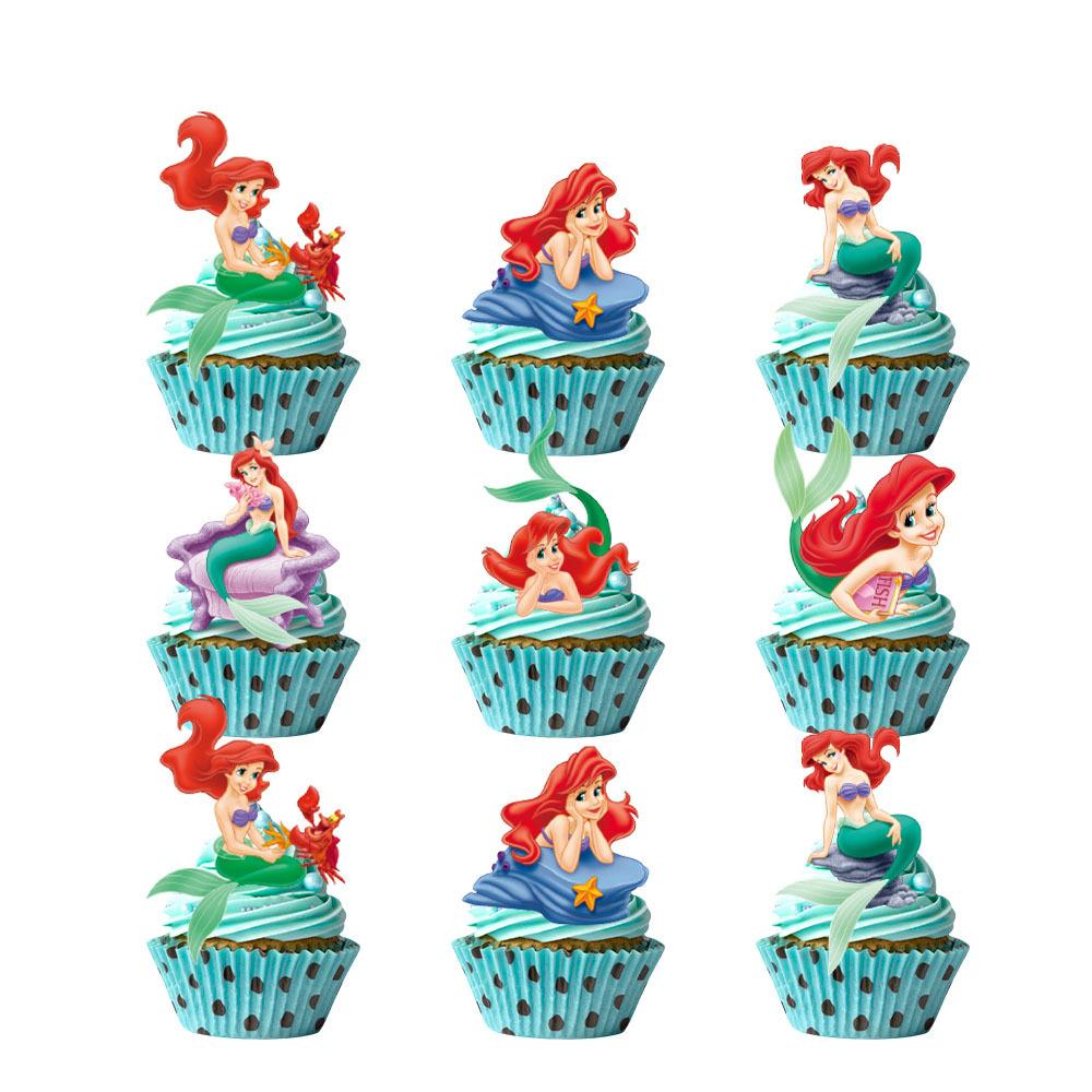 Birthday Party Supplies Disposable Tableware Paper Plates Paper Cups Paper Towels Girls Birthday Party Decoration Environmental Protection