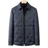 Men's Winter Lightweight Down Jacket - Middle-aged Lapel Business Casual Outerwear, Dad Style Trendy