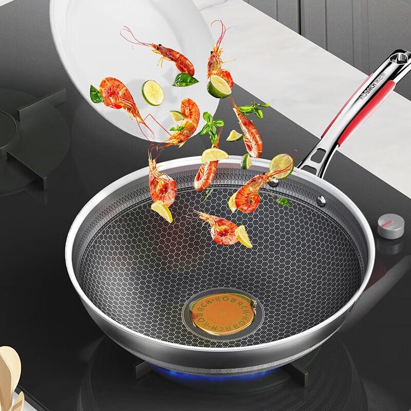 Kangbah Red Dot Waben Edelstahl 3-teiliges Kochgeschirr Geschenkset