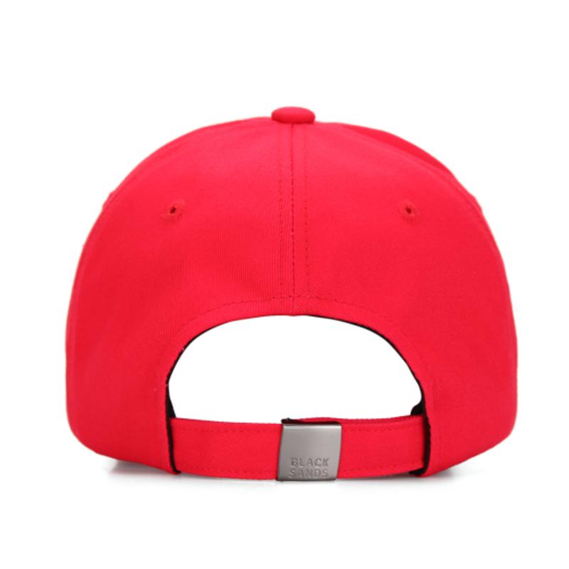 BLACK SANDS Essential Simple Embroidered Ball Cap_red