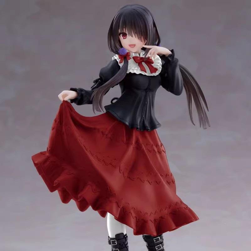 Date A Live Tokisaki Kurumi Black Dress Figure Ornament