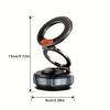 Car Mount 360 Degree - Rotatable Adjustable Vacuum Magnetic Car Phone Holder, Magnetic Phone Holder for Car/Gym, Suitable for IPhoneAnd Android Phones