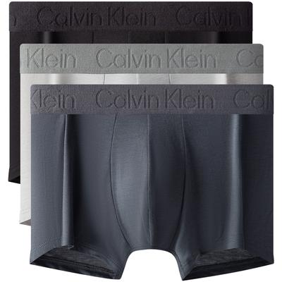 Color Block Embossed Letter Waistband Boxer Briefs 3-Pack Men Underwear NP2488O-9QN