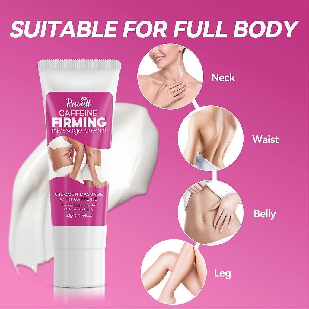 Koffein Straffende Creme, Straffende Körpercreme mit Koffein, Anti-Falten und Straffende Hautpflege Lotion, Feuchtigkeitsspendend Tief Wirksam für Cellulite Straffen