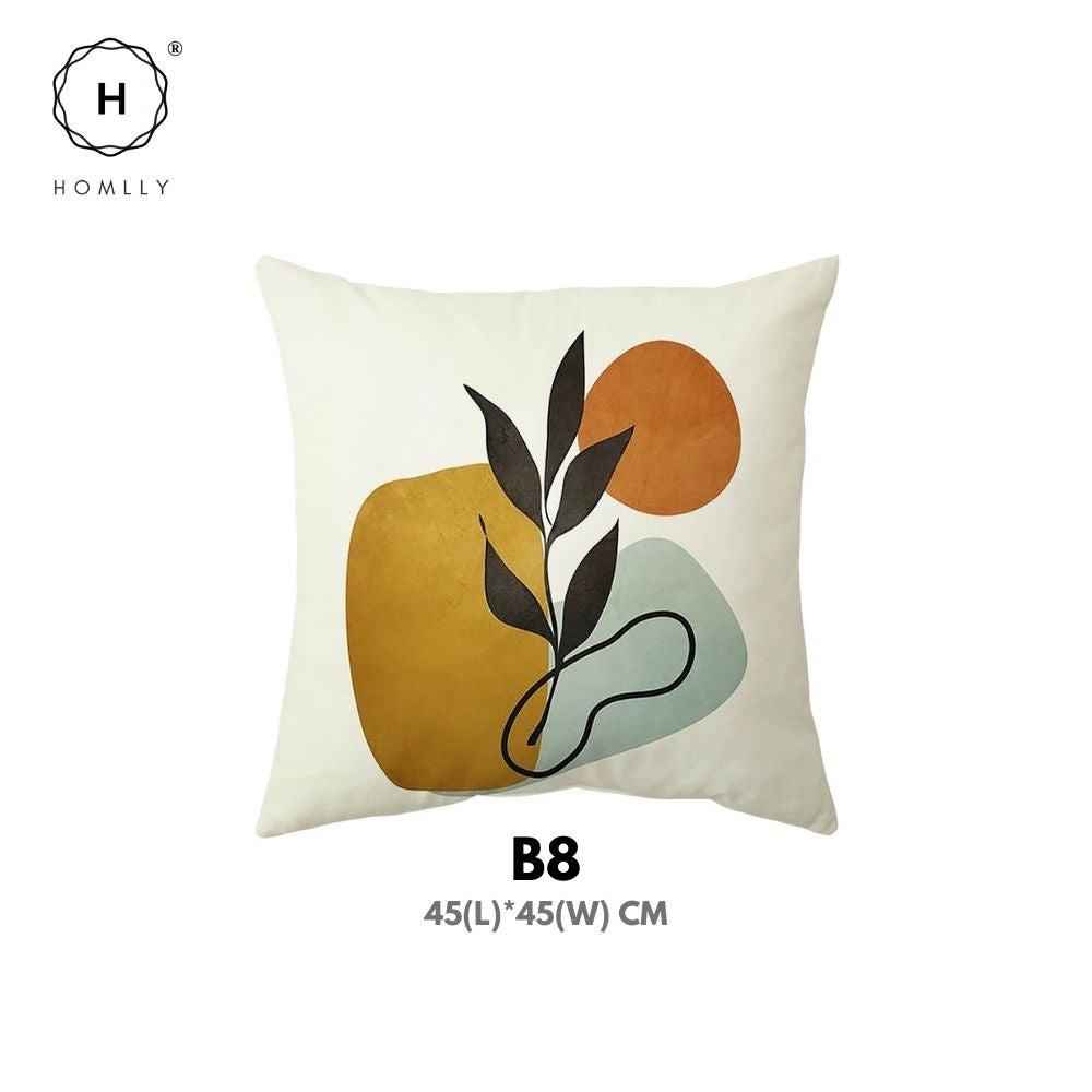 Homlly Nordic Morandi I Decorative Cushion Sofa Pillow Cover Case (2PCS)
