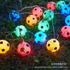 World Cup Football String Lights Soccer Party Decorations Bar Hotel Lottery Shop Atmosphere LED Fairy Lights