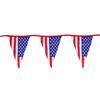 USA Stars & Stripes Cotton Triangle Flag - 3m, 5m, 10m Outdoor Tent & Camping Decor