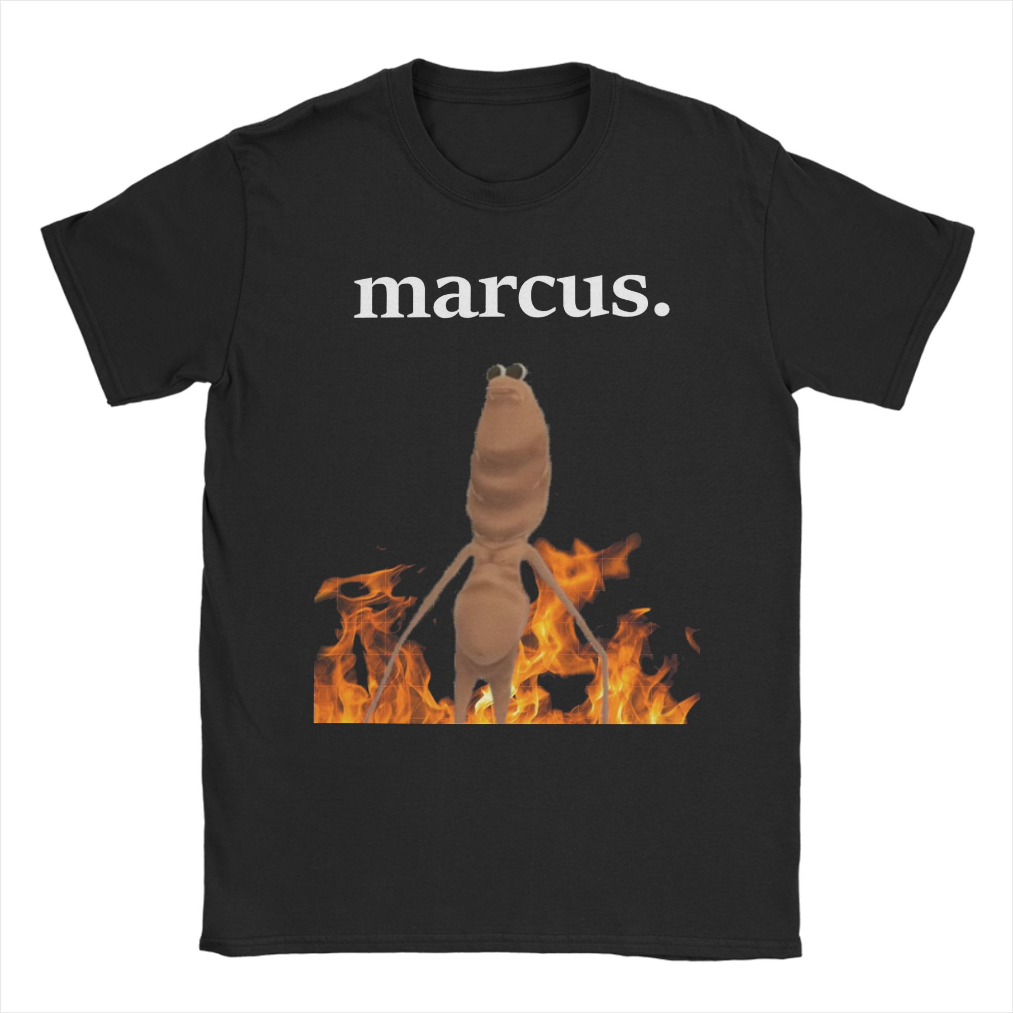 Mens Womens Funny Robert Help Marcus The Worm T Shirt Pure Cotton Graphic Printed T-Shirt Clothing Outfits S