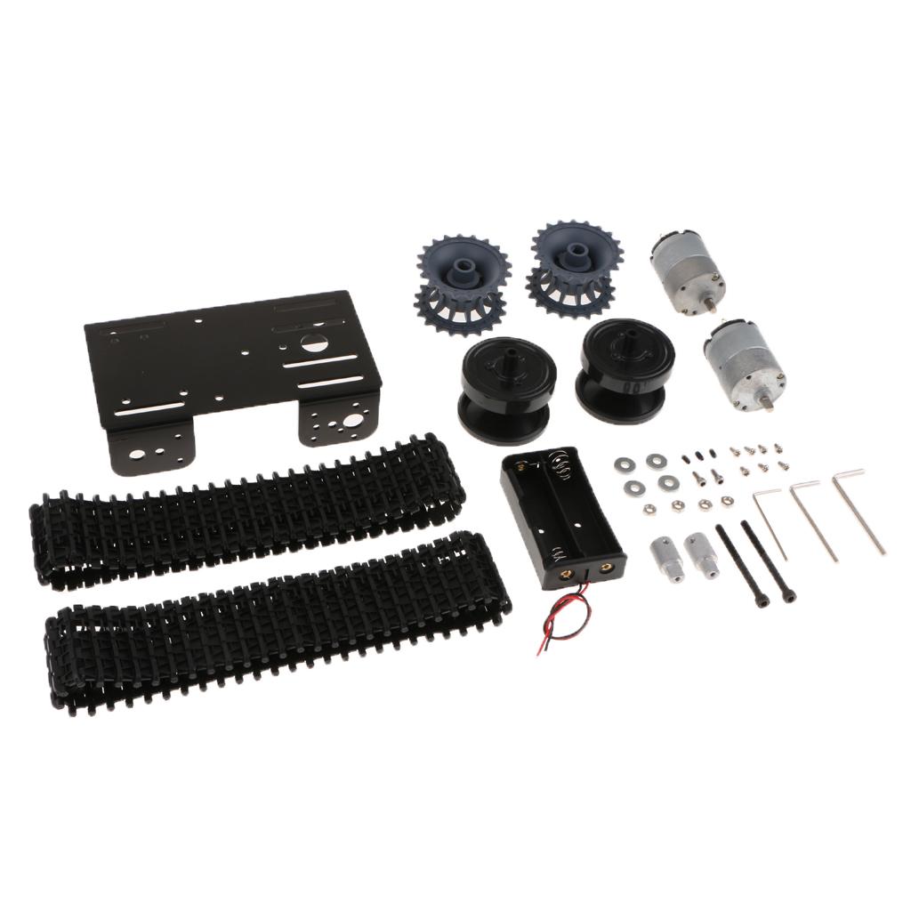 DIY 1 Robot Chassis Tank for With Crawler Motor