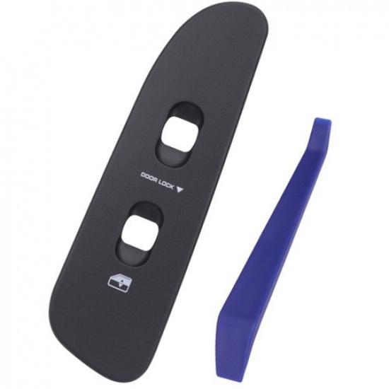 Панель переключателей управления накладкой оконной для 02-09 Dodge Ram 1500-3500 Черный