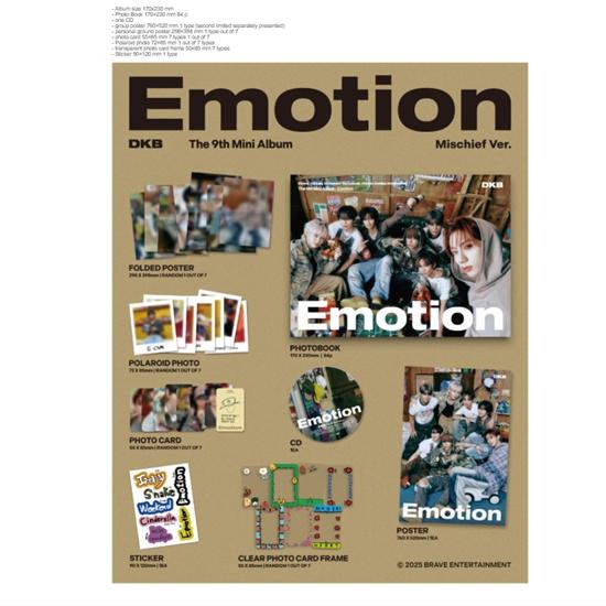 DKB - 9th mini album [Emotion] Mischief ver..- Release 2025-10-23