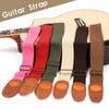 Useful Musical Instrument Part Canvas Guitar Accessories Guitar Strap Adjustable Guitar Belts