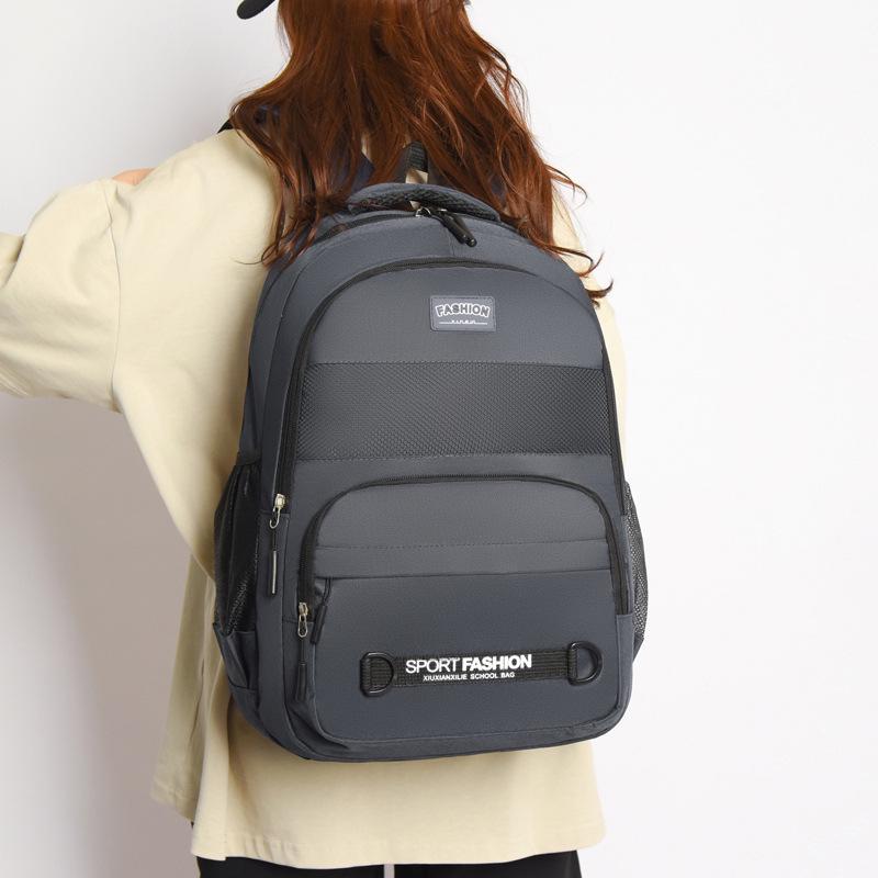 Water-Resistant Korean Style Backpack for Students - Large Capacity, Lightweight Computer Pack for Middle, High School & College