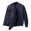 Men's Military-Style Cotton Padded Flight Jacket - Retro Casual Workwear for Autumn/Winter