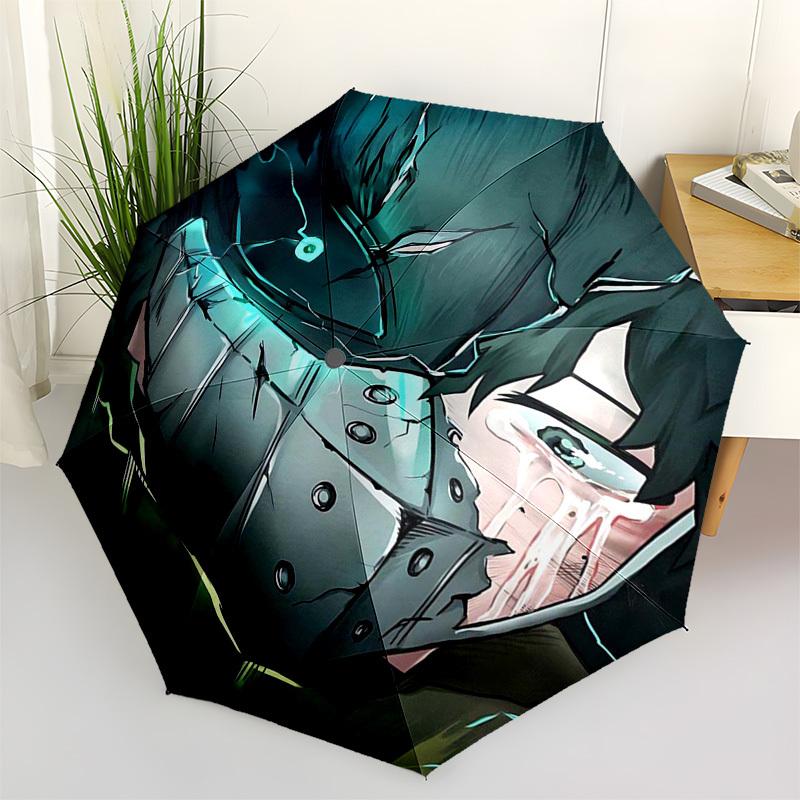 

1pc Anime Character Inspired Outdoor Umbrella - Automatic Opening/Closing, Portable 3-Fold Design with 8-Bone Iron Frame - Perfect Gift for Fans, Trav