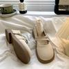 Maillard zwei Trageweisen Retro Französische flache Mary Janes kleine Lederschuhe Damen 2025 Frühling neue Britische Plateau Einzelne Schuhe