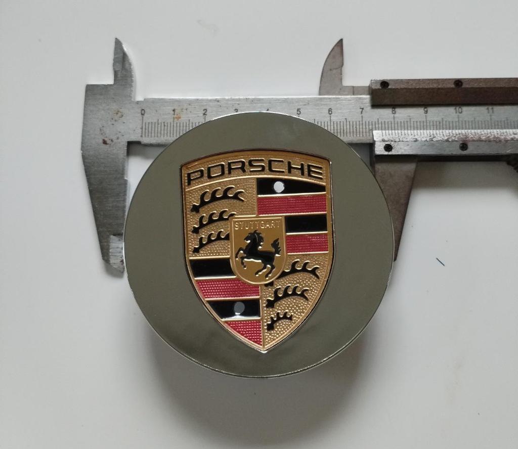 Porsche Cayenne/Macan/Panamera/718/Taycan/911 Radnabenkappe Farbiges Aufkleber